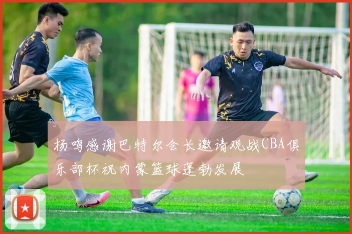 杨鸣感谢巴特尔会长邀请观战CBA俱乐部杯祝内蒙篮球蓬勃发展